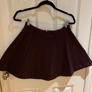 Urban Outfitters Purple Zip-Up Skater Skirt